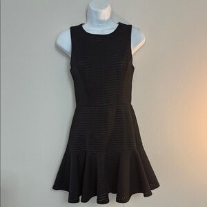 Red Saks Difth Avenue Chic Black Sleeveless Mini Dress